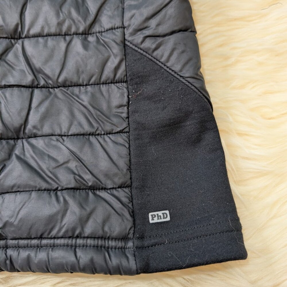 Smartwool Black Hooded Quilted Puffer Jacket - Picture 9 of 10